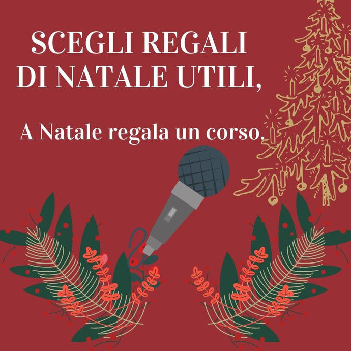 REGALI DI NATALE UTILI, A Natale regala un corso