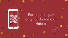 Carica l&#39;immagine nel visualizzatore di Gallery, NATALE QRcode  Dedica &quot;Happy Xmas&quot; (WHITE CHRISTMAS)
