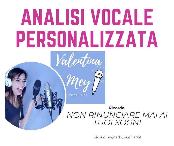 ANALISI VOCALE PERSONALIZZATA